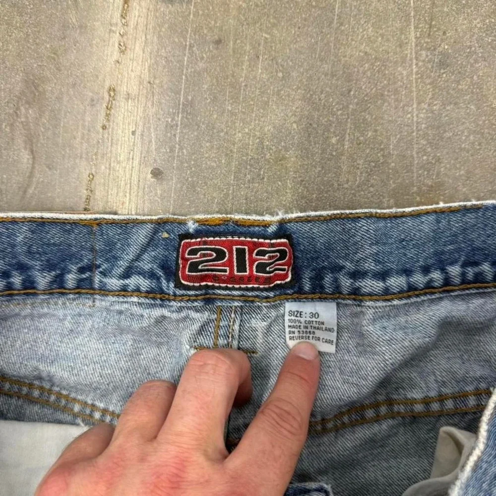 Vintage Y2K 212 Southpole Style Denim Shorts Baggy Skater Streetwear